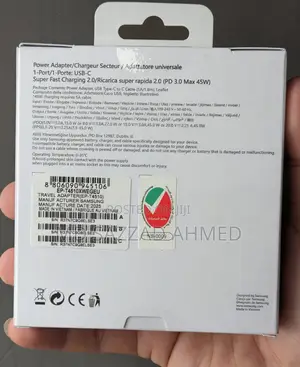 Samsung 45w Original Charger NFC Supported