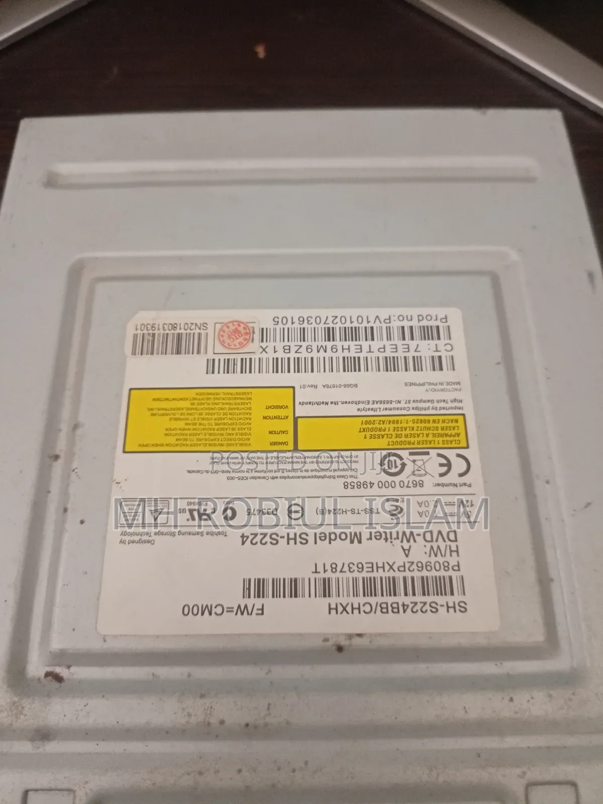 Cd/DVD Drive _ Samsung Super -Writemaster