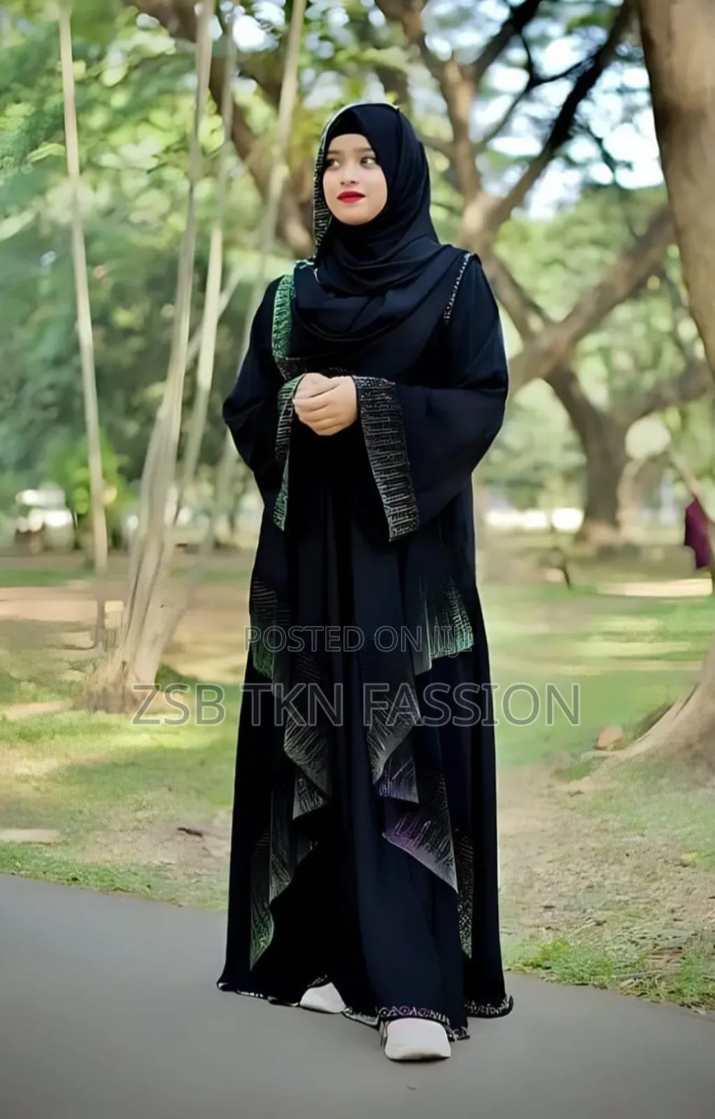 Premium Stone Borka With Hijab Gduh DGGH CHVGH