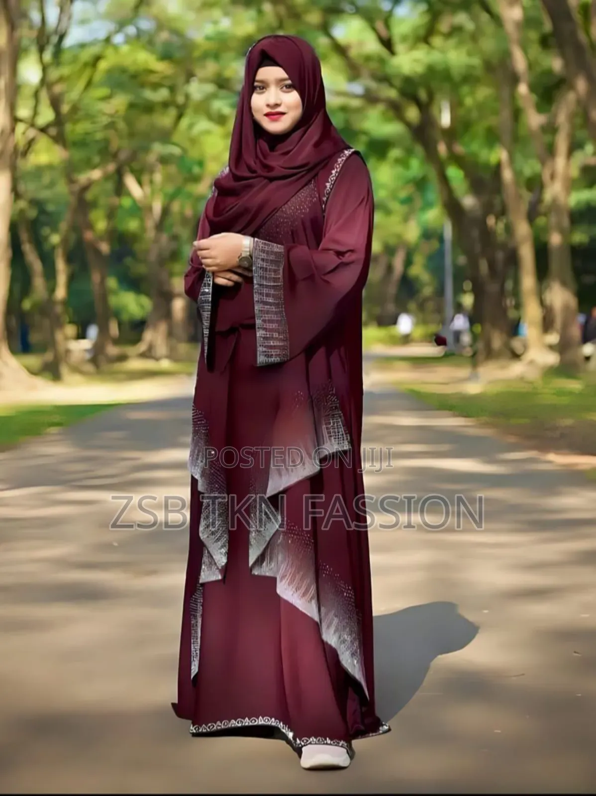 Premium Stone Borka With Hijab Gduh DGGH CHVGH