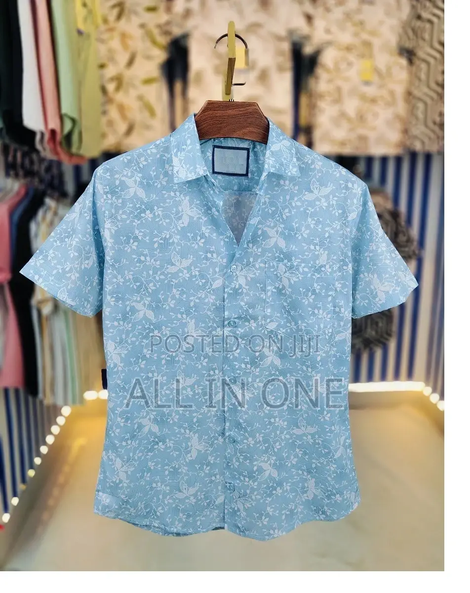 Pure Cotton Half Sleeve Print Shirt Fyhtr HGRR