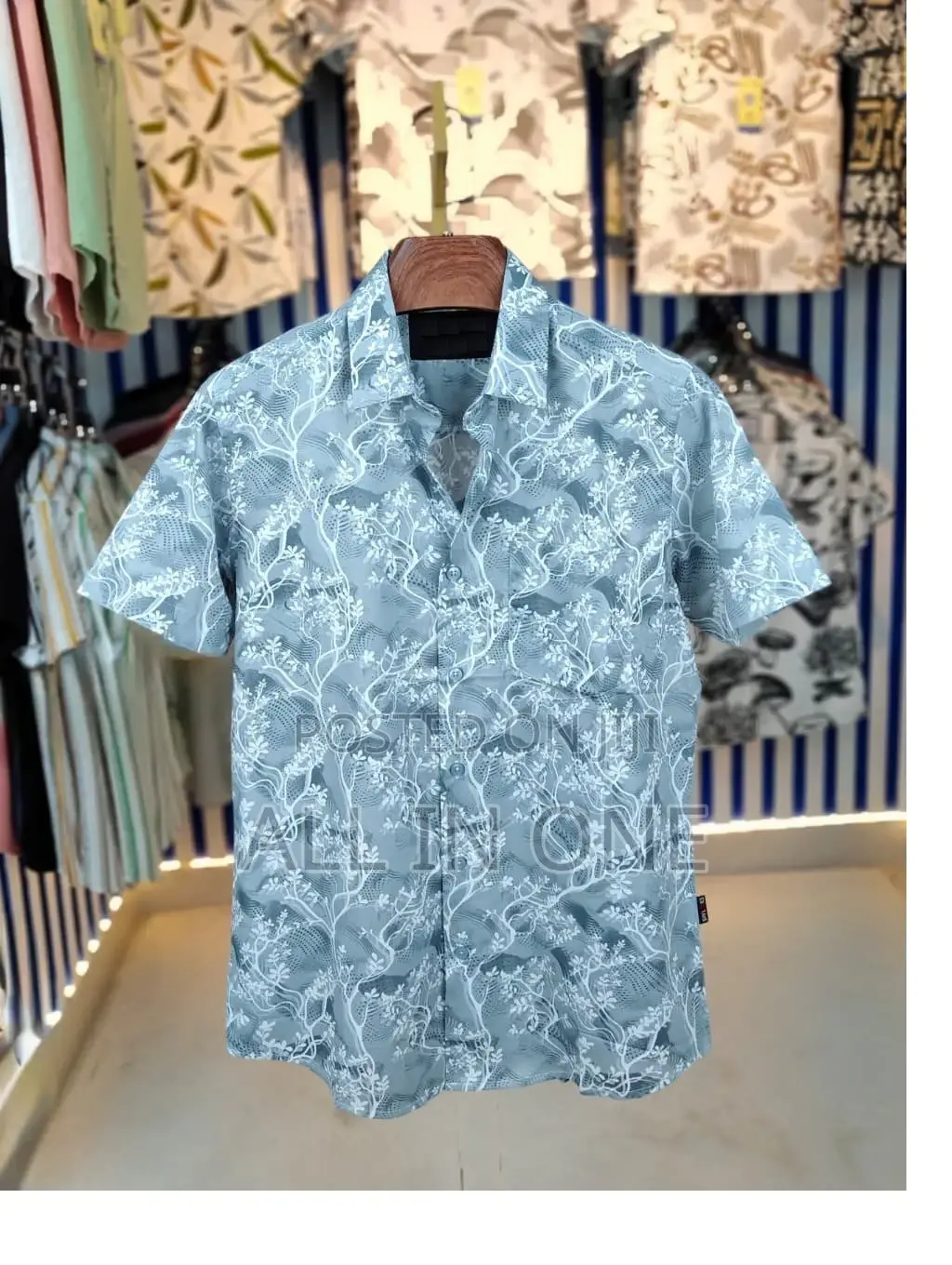 Pure Cotton Half Sleeve Print Shirt Fyhtr HGRR