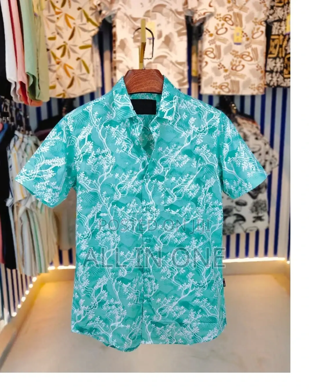 Pure Cotton Half Sleeve Print Shirt Fyhtr HGRR