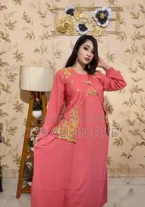 Georgette Long Koti Gown GDH FGK Xunn