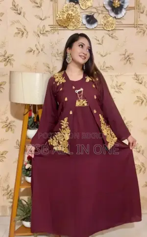 Georgette Long Koti Gown GDH FGK Xunn