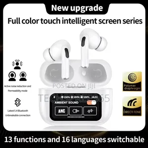 Airpods A9 Pro With Digital Display Premium Quality
