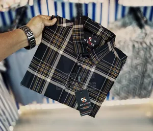 Shy Looks Pure Cotton Full Sleeve Check Shirt for Men's