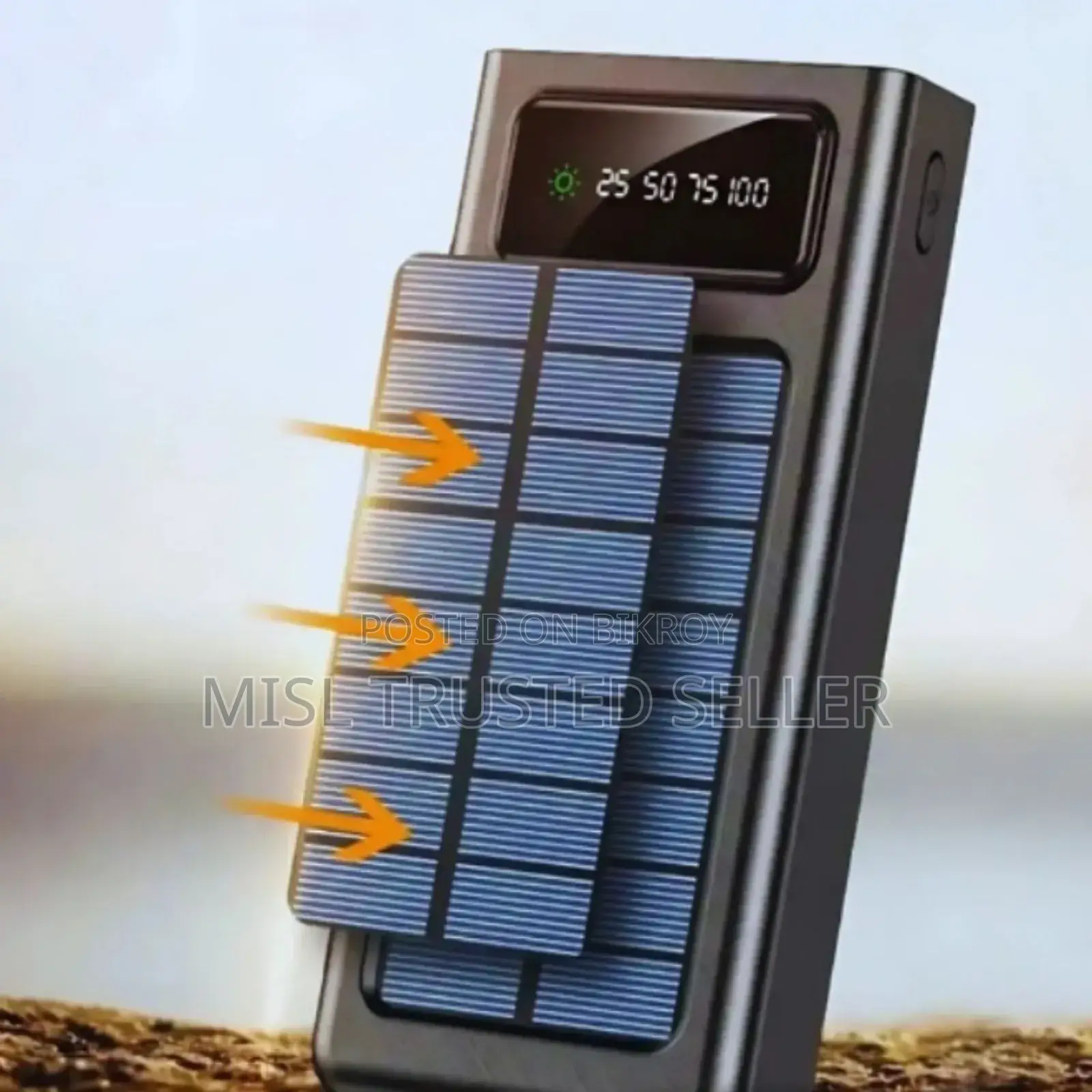 সোলার পাওয়ার ব্যাংক ১০০০০ এমএএইচ