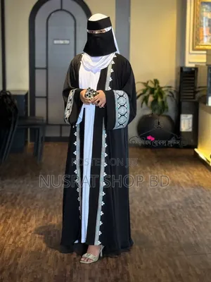 Abaya Burqa - Original embroidery work - Original Dubai fabrics