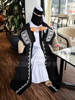 Abaya Burqa - Original embroidery work - Original Dubai fabrics