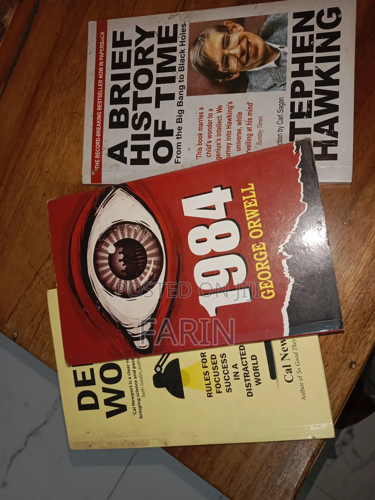 5 Books [ It Ends With Us, It Starts With Us, 1984, Deep Work, Abhot]