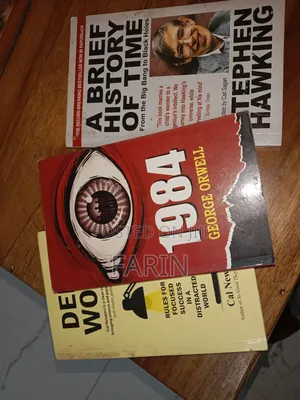 5 Books [ It Ends With Us, It Starts With Us, 1984, Deep Work, Abhot]