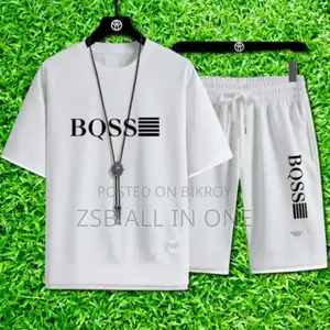 Half Pant T-Shirt Combo Set for Men (02 PCS Set)