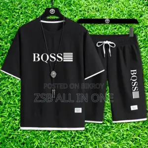 Half Pant T-Shirt Combo Set for Men (02 PCS Set)