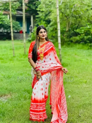 পূজোর স্পেশাল Chanderi Silk Sharee With Blause PCS