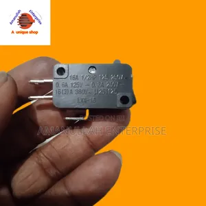 Photo - Micro Switch,Often Used in Appliances Like Microwave Ovens.