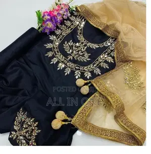 Photo - Dollar and Embroidery Work 3 Pis