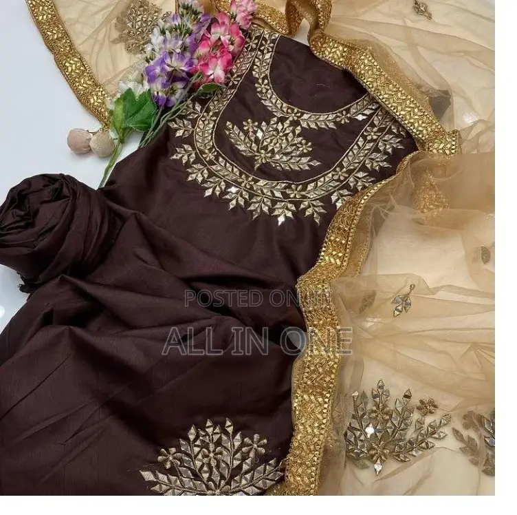 Dollar and Embroidery Work 3 Pis