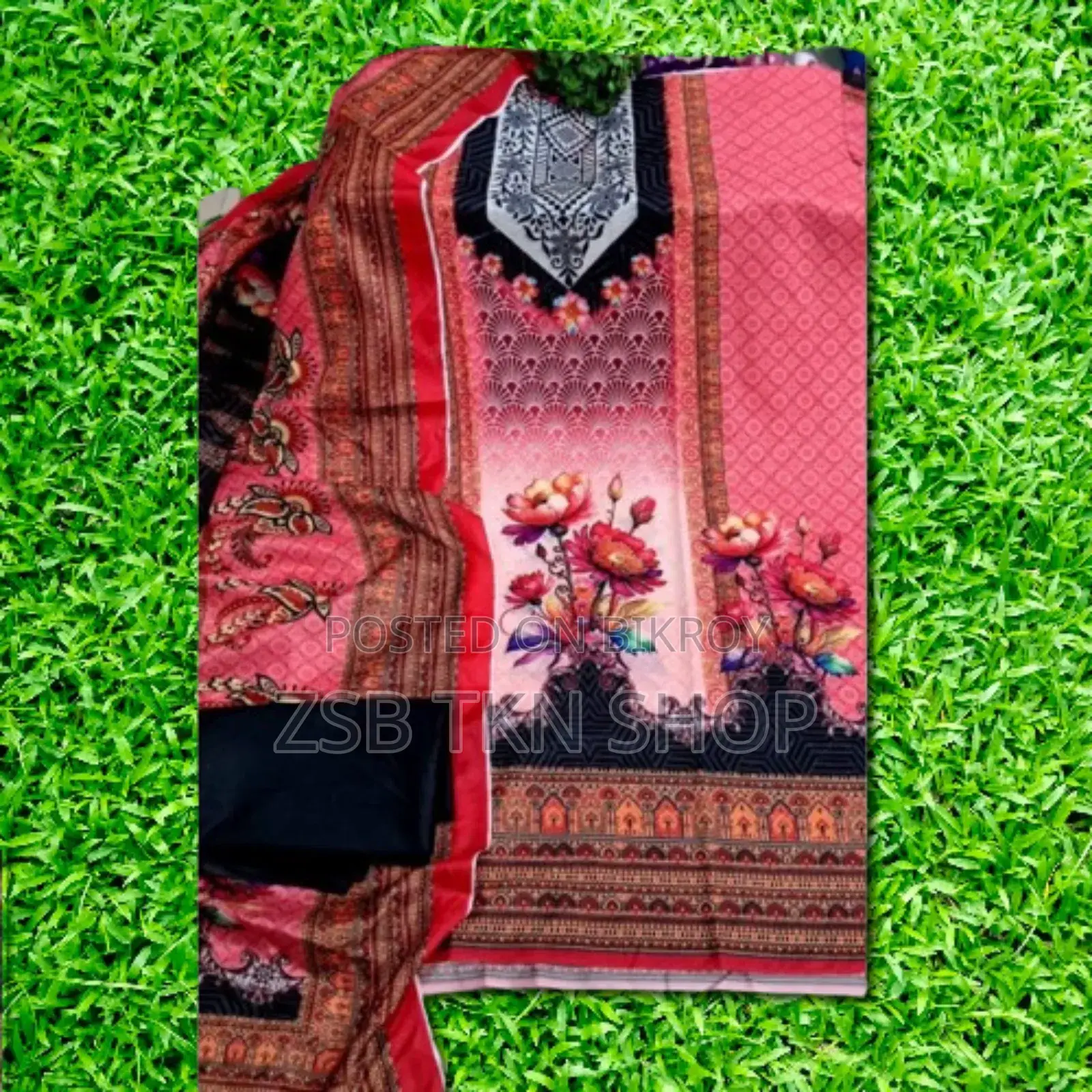 Dubai Silk Print Three Piece New Update