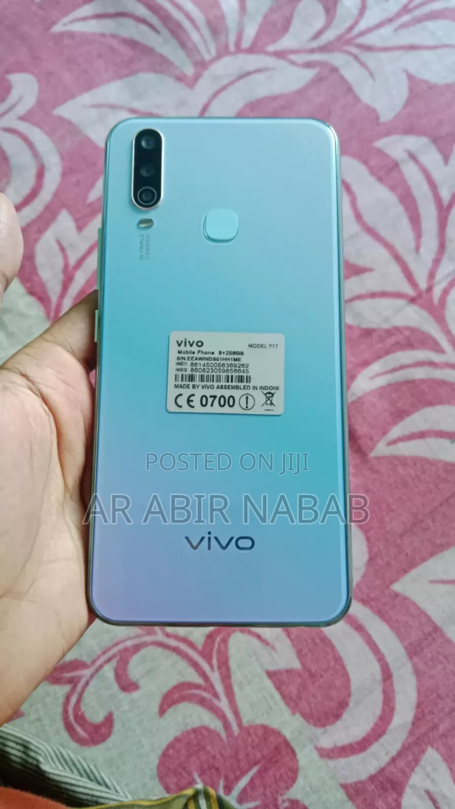 Vivo Y17 256 GB Blue