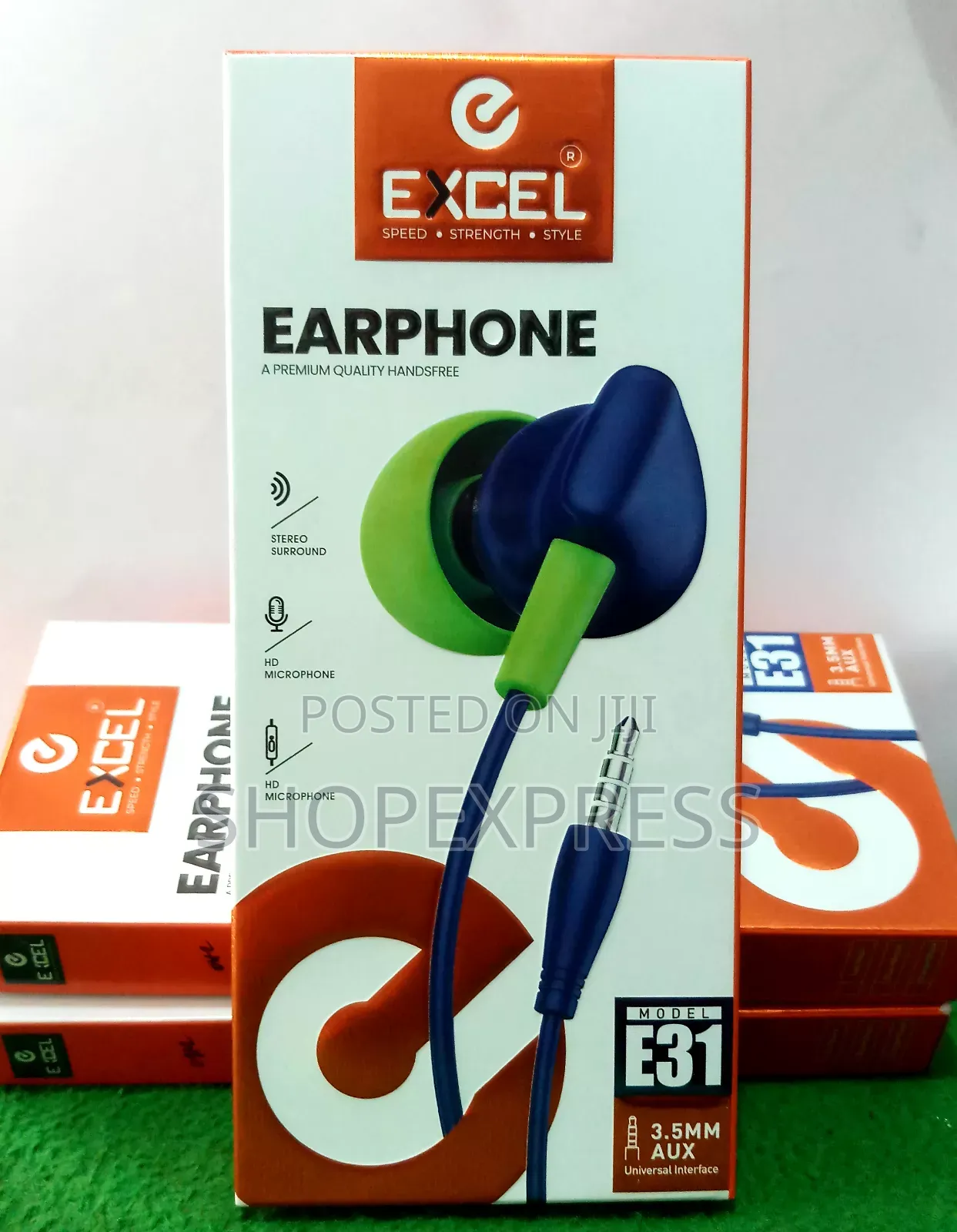 Excel E-31 Wired Magnetic Headphone