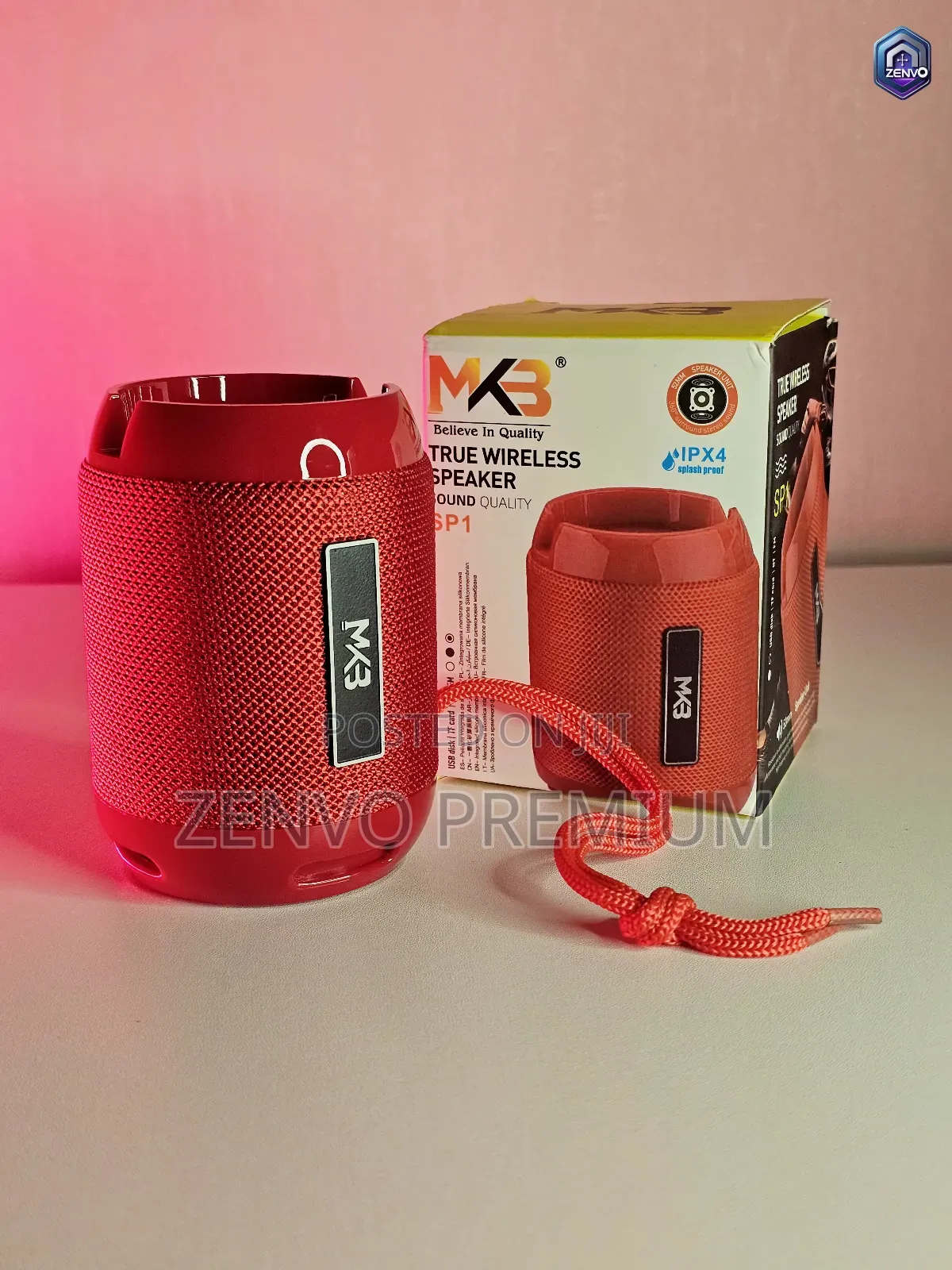 MKB Sp1- True Wireless Speaker – Red