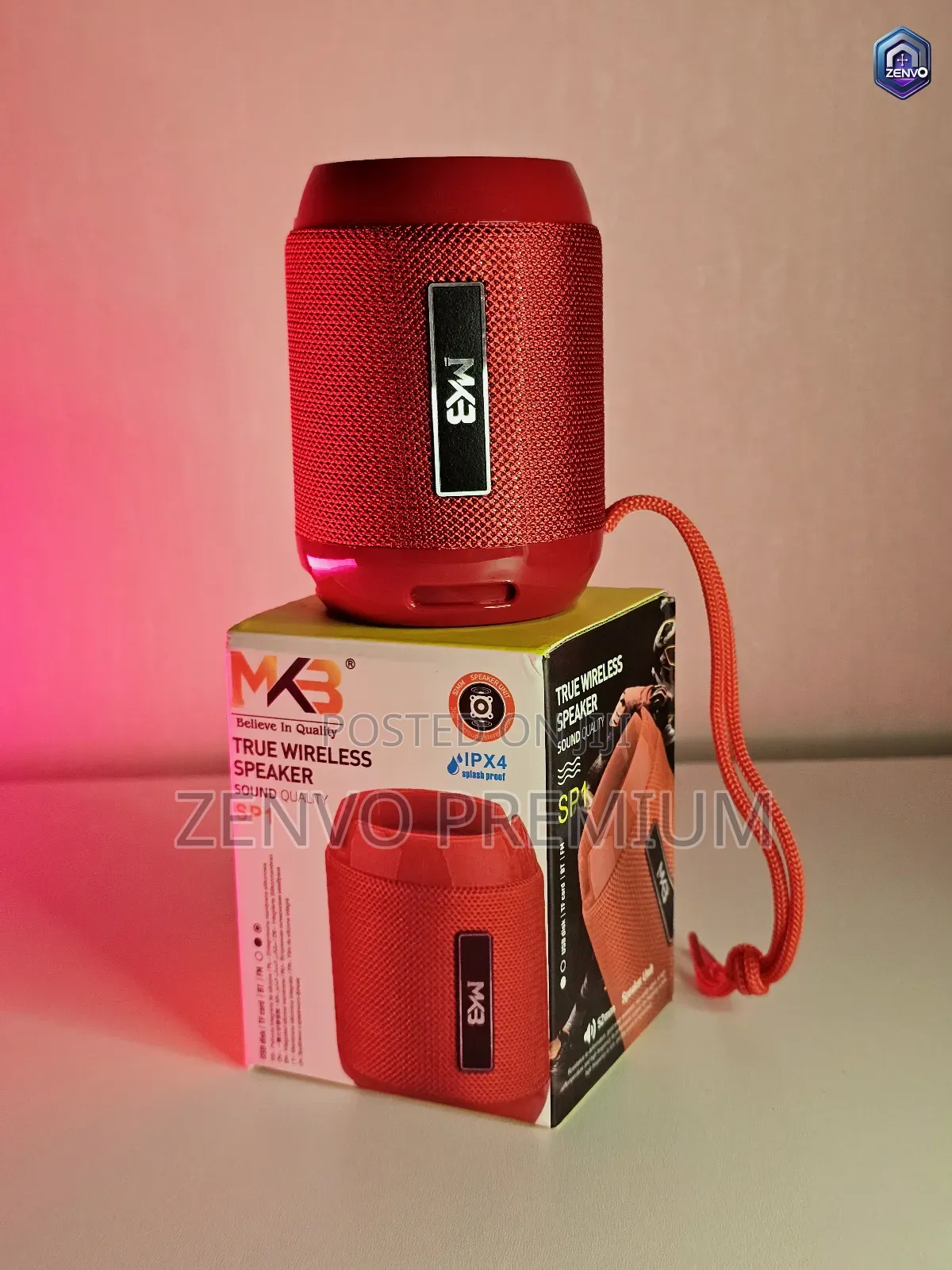 MKB Sp1- True Wireless Speaker – Red