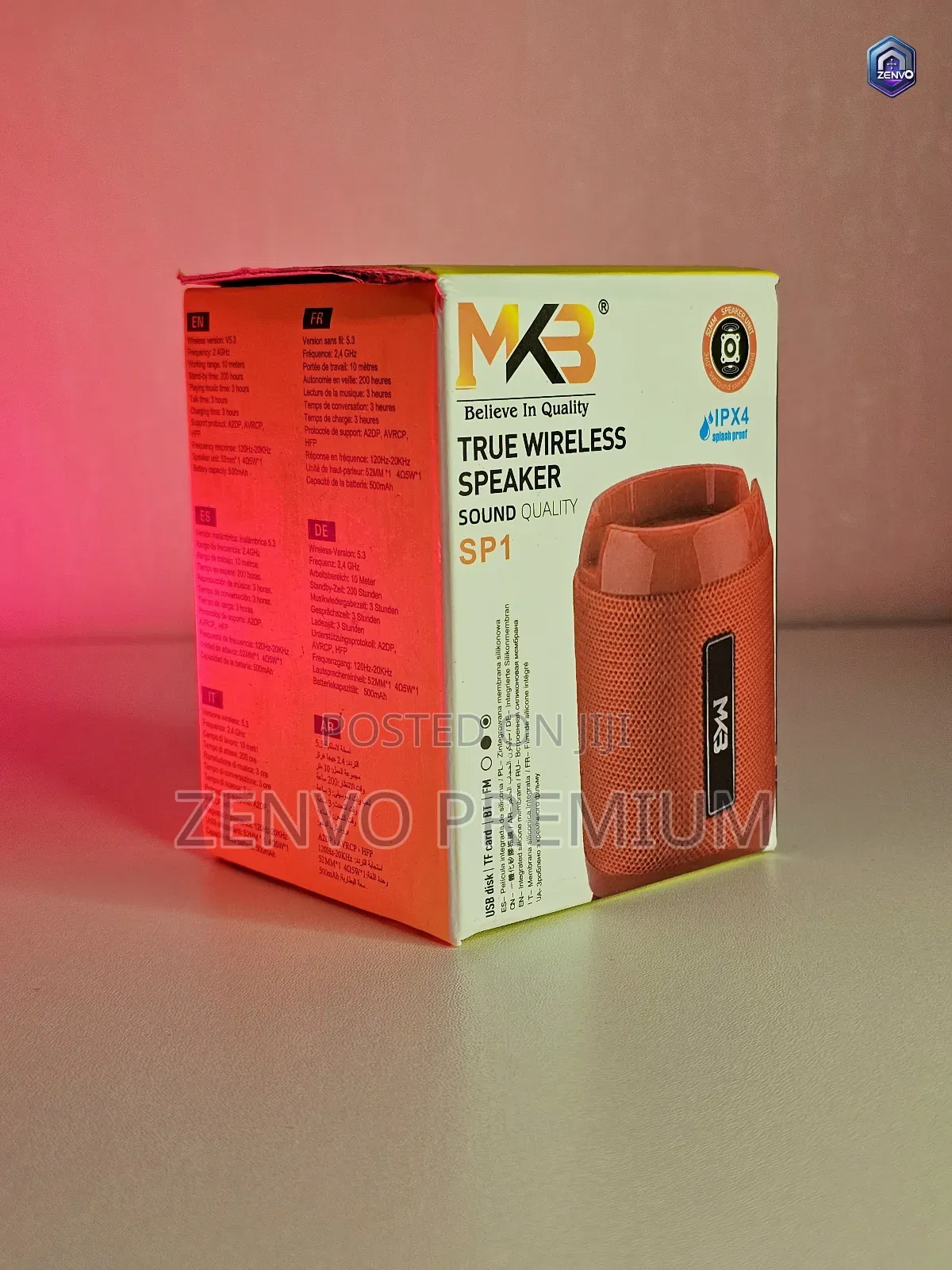 MKB Sp1- True Wireless Speaker – Red