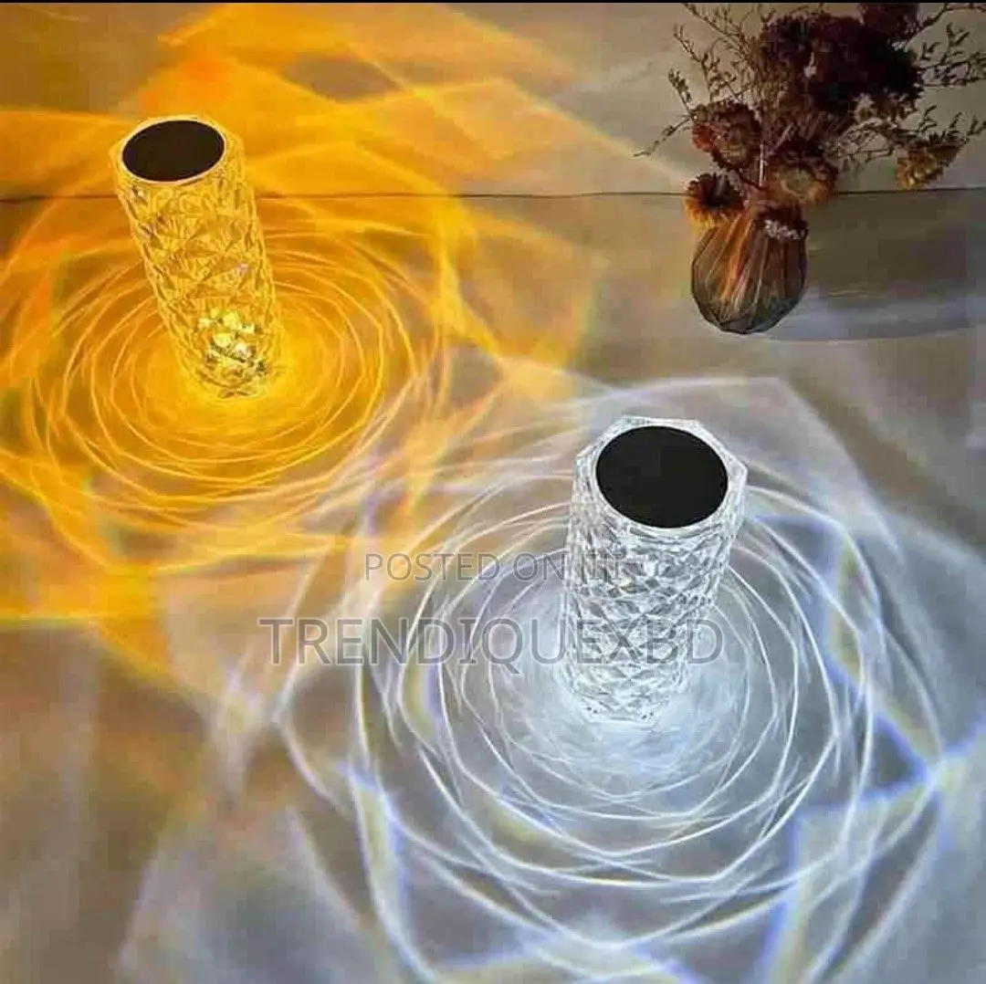 Rose Diamond Lamp – Stylish 16 Color Led Touch Remote Control Light