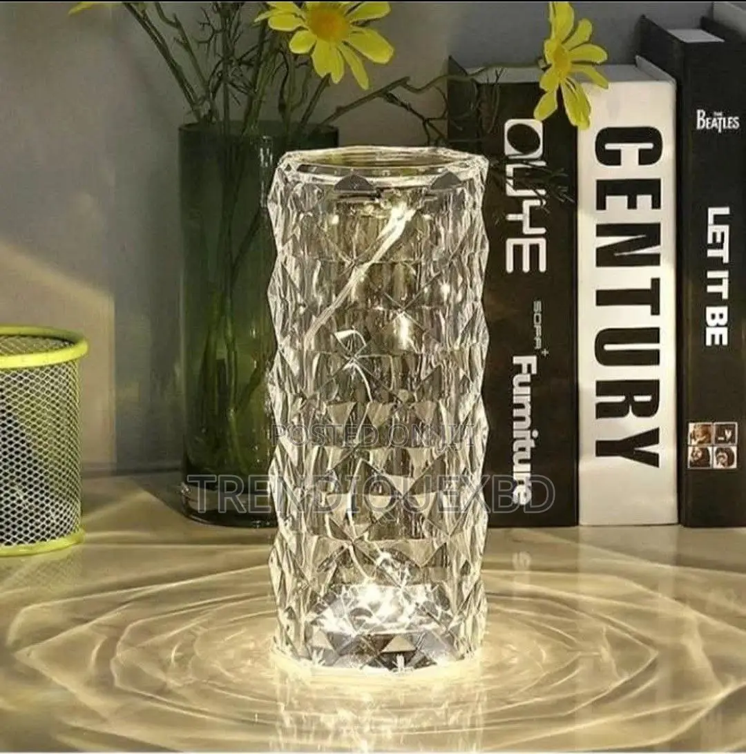 Rose Diamond Lamp – Stylish 16 Color Led Touch Remote Control Light