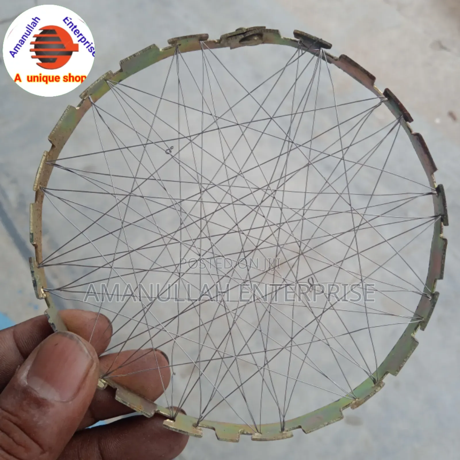 Gas Saving Net Designed to Be Used With Gas Stoves.