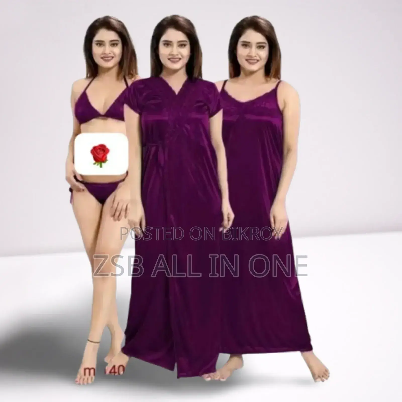 নারীদের জন্য স্টাইলিশ ৪ পার্ট নাইটি ড্রেস