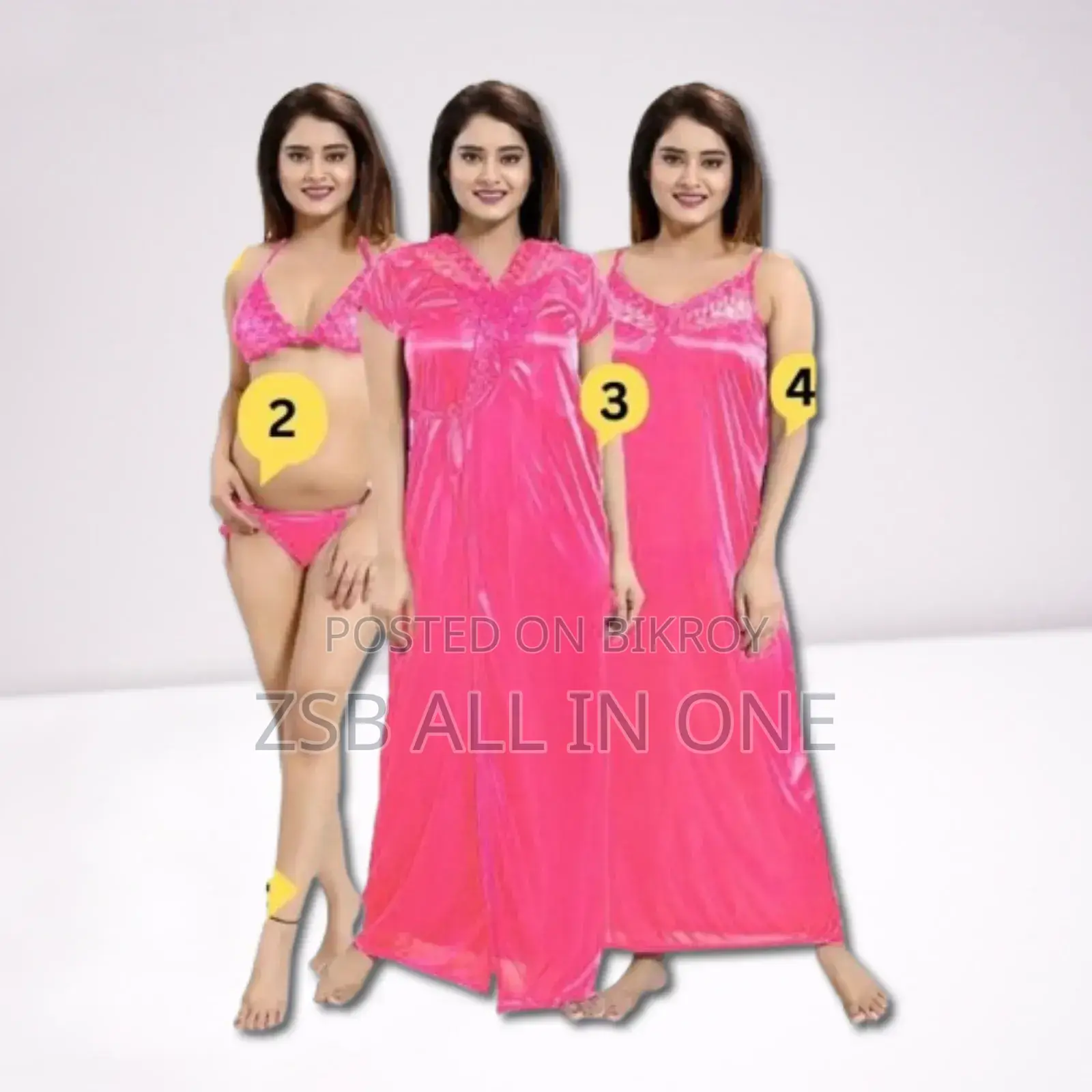 নারীদের জন্য স্টাইলিশ ৪ পার্ট নাইটি ড্রেস