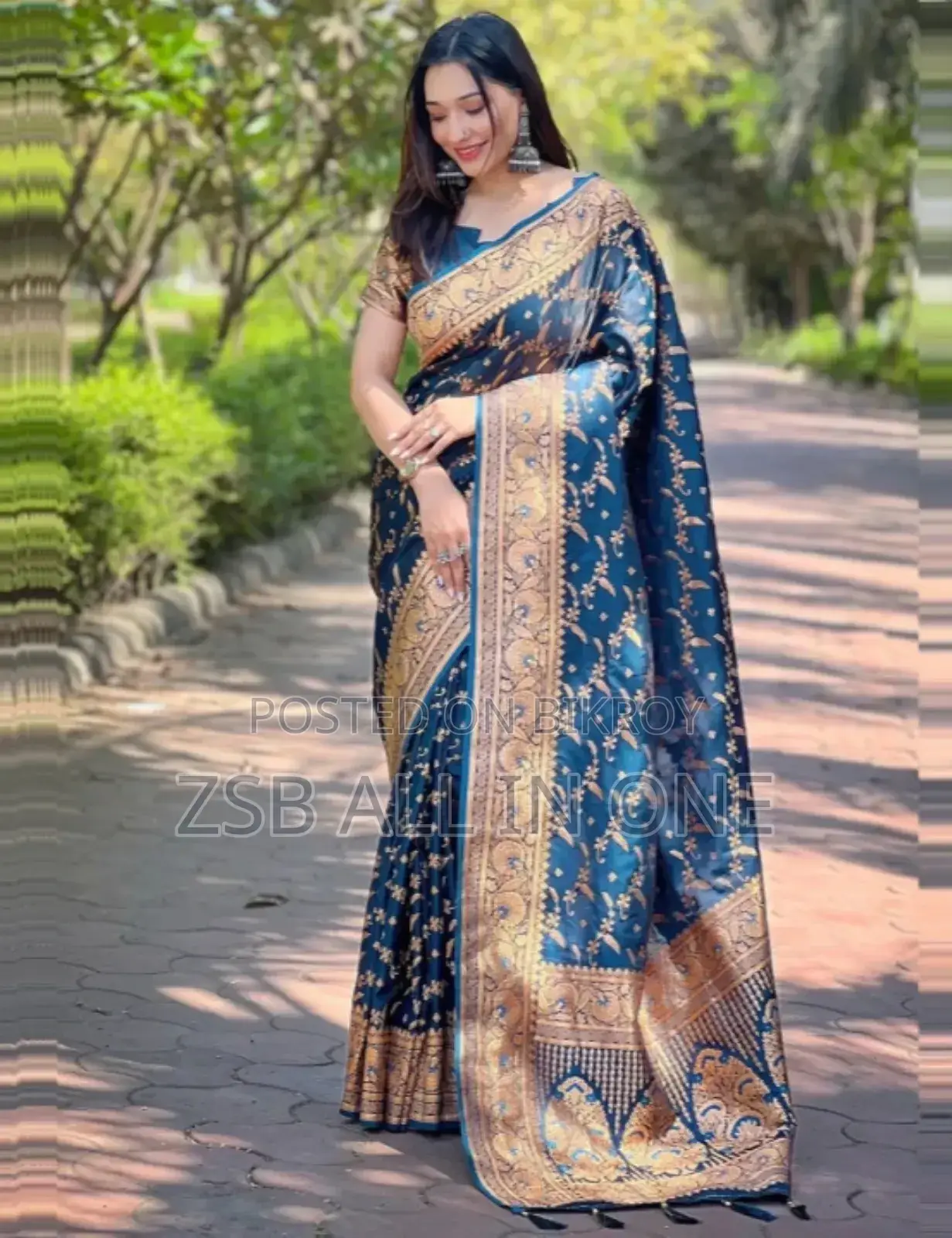 Japani Silik Stylish Saree