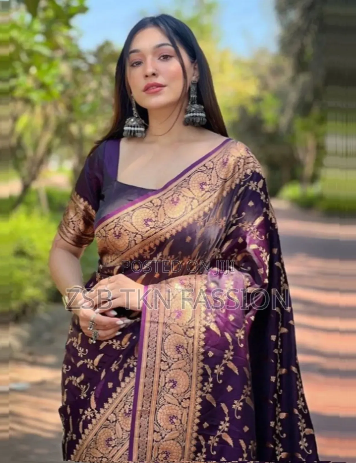 Japani Silik Stylish Saree