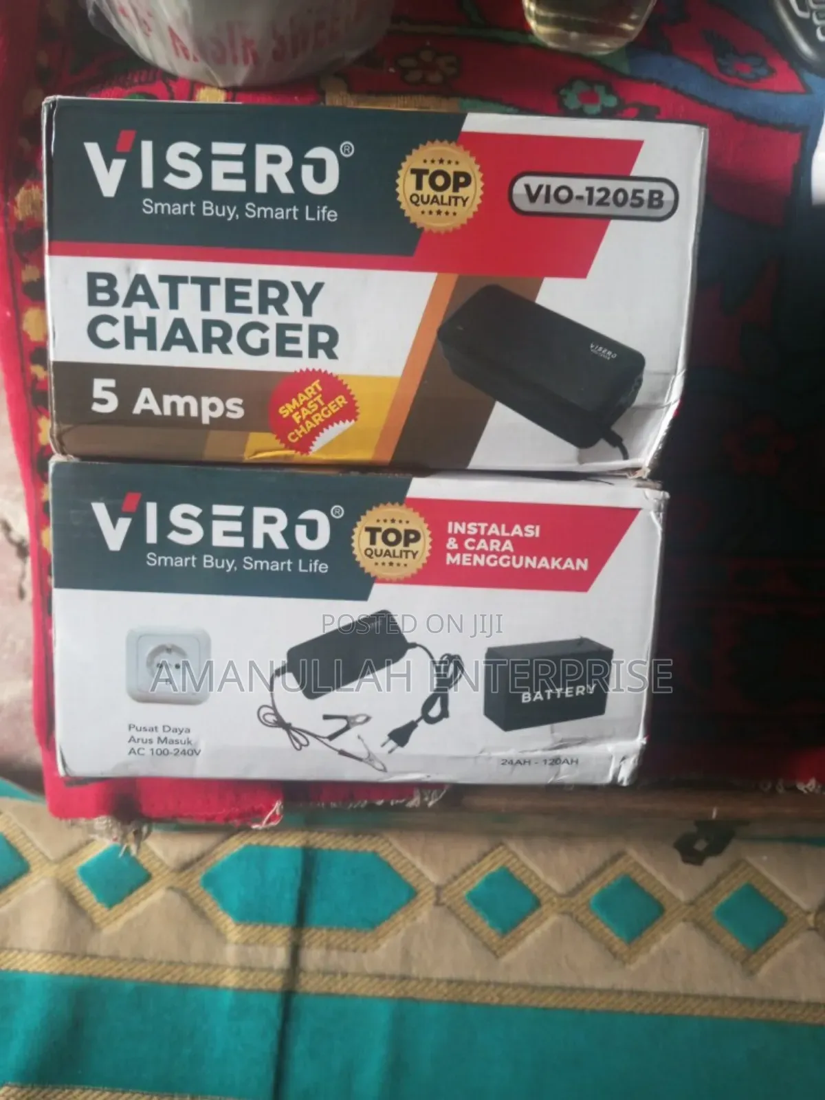 12v 5a Battery Charger for 12v 4a to 60a Lead Acid Battery.