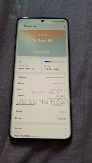 Realme 11 Pro+ 256 GB Black
