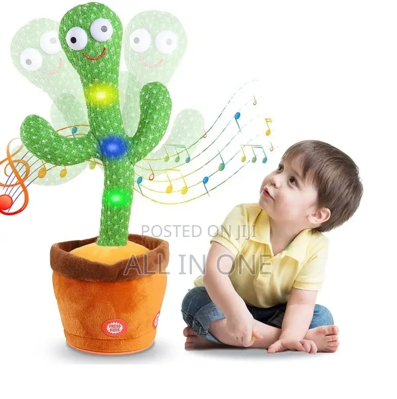 Dancing Cactus Toy Premium Tgred Greh
