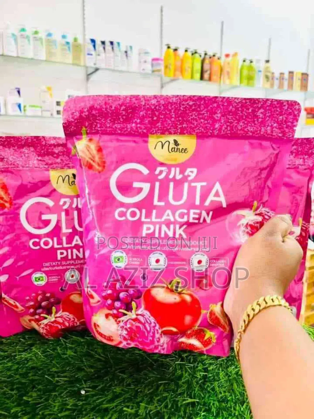 Manee Gluta Collagen Juice
Made in Thailand 
 Authentic