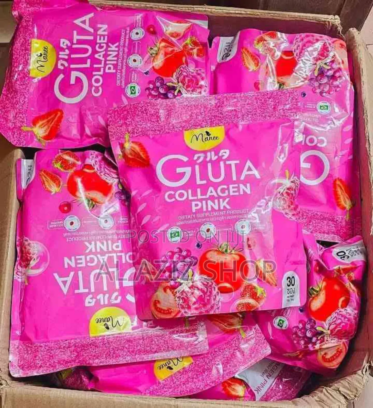 Manee Gluta Collagen Juice
Made in Thailand 
 Authentic