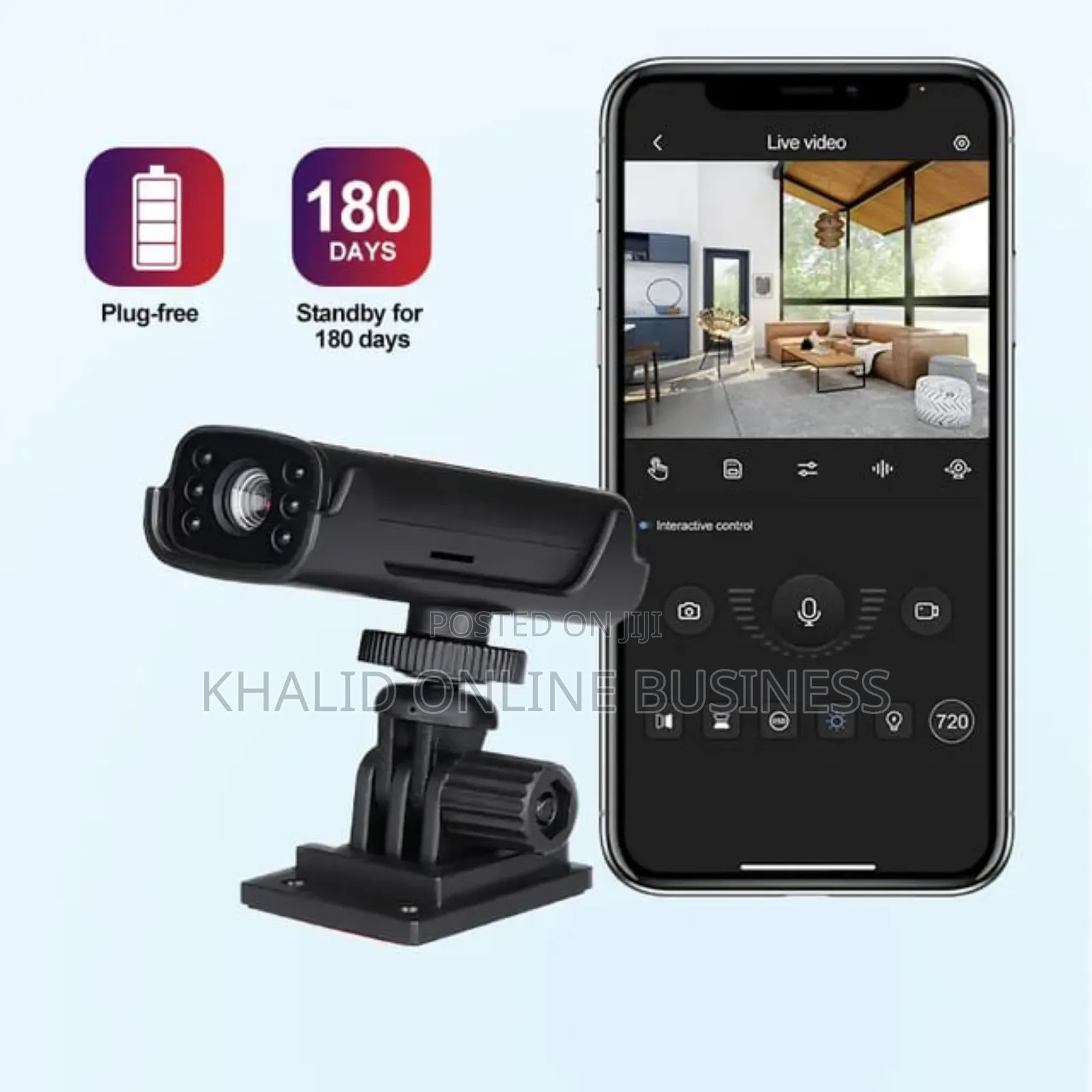 F3 Smart Rechargeable Wi-Fi Camera