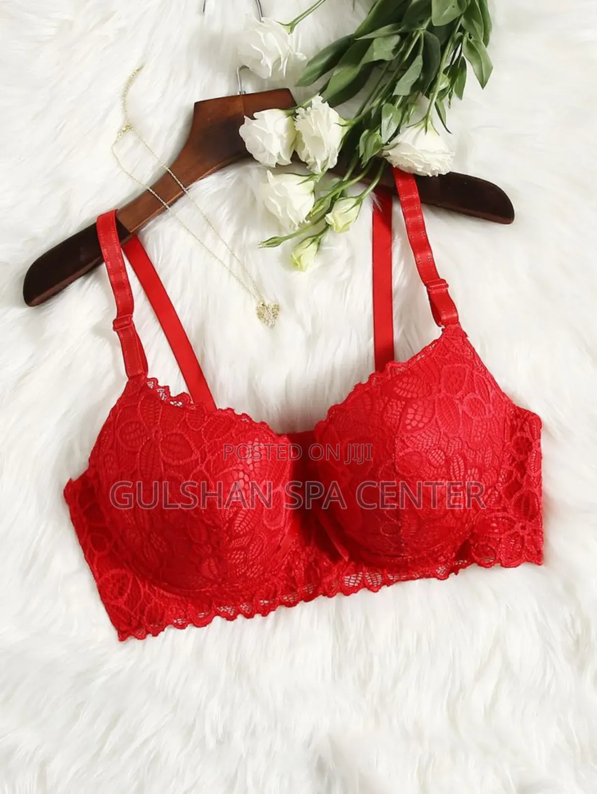 Stylish Red Bra | Comfortable Elegant Lingerie for Women