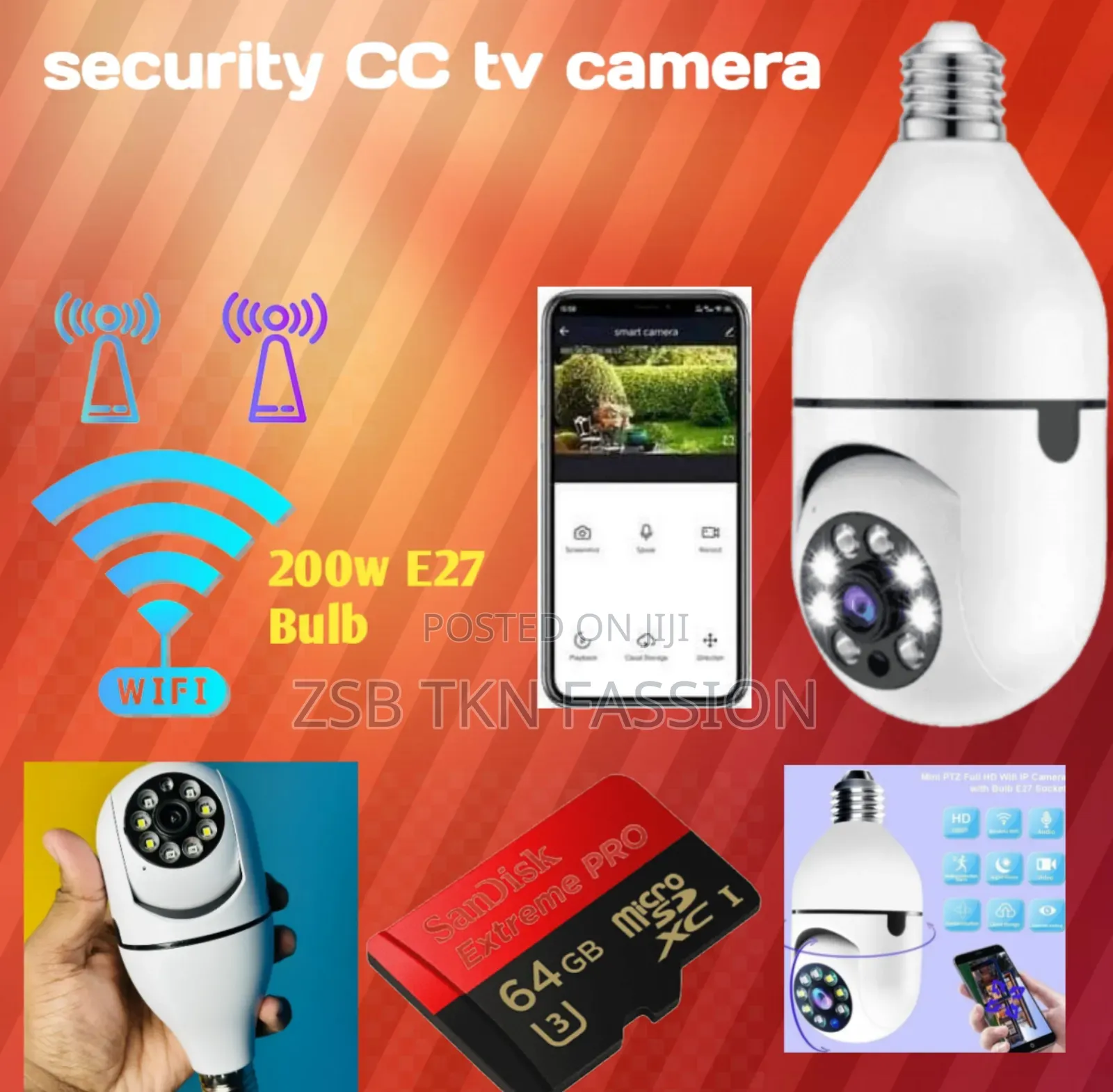 Wifi Panorama (Iot Bulb) Camera
