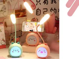 Rehenbsem Cute Bunny Desk Lamp, Portable LED Desk Lamps