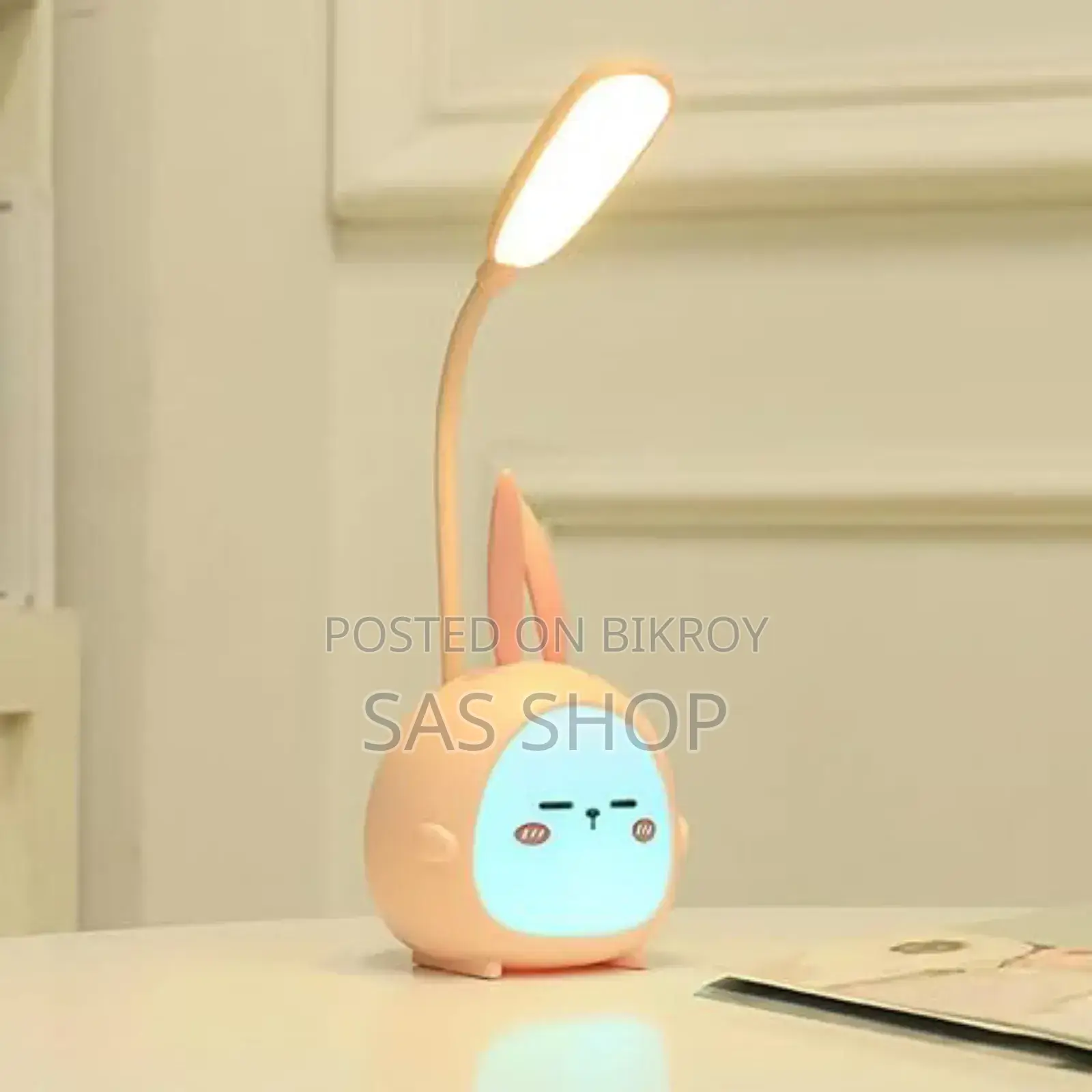 Rehenbsem Cute Bunny Desk Lamp, Portable LED Desk Lamps