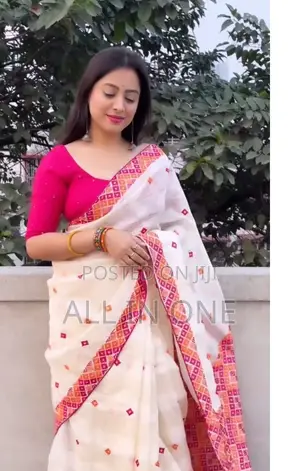 Skin Print Reshom Silk Sharee Yhure GHBRDSF