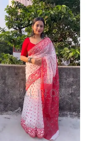 Skin Print Reshom Silk Sharee Yhure GHBRDSF