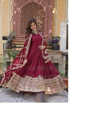 Stylish Elegant Gown Kurti Rgre Tfewafd Uhjeggf