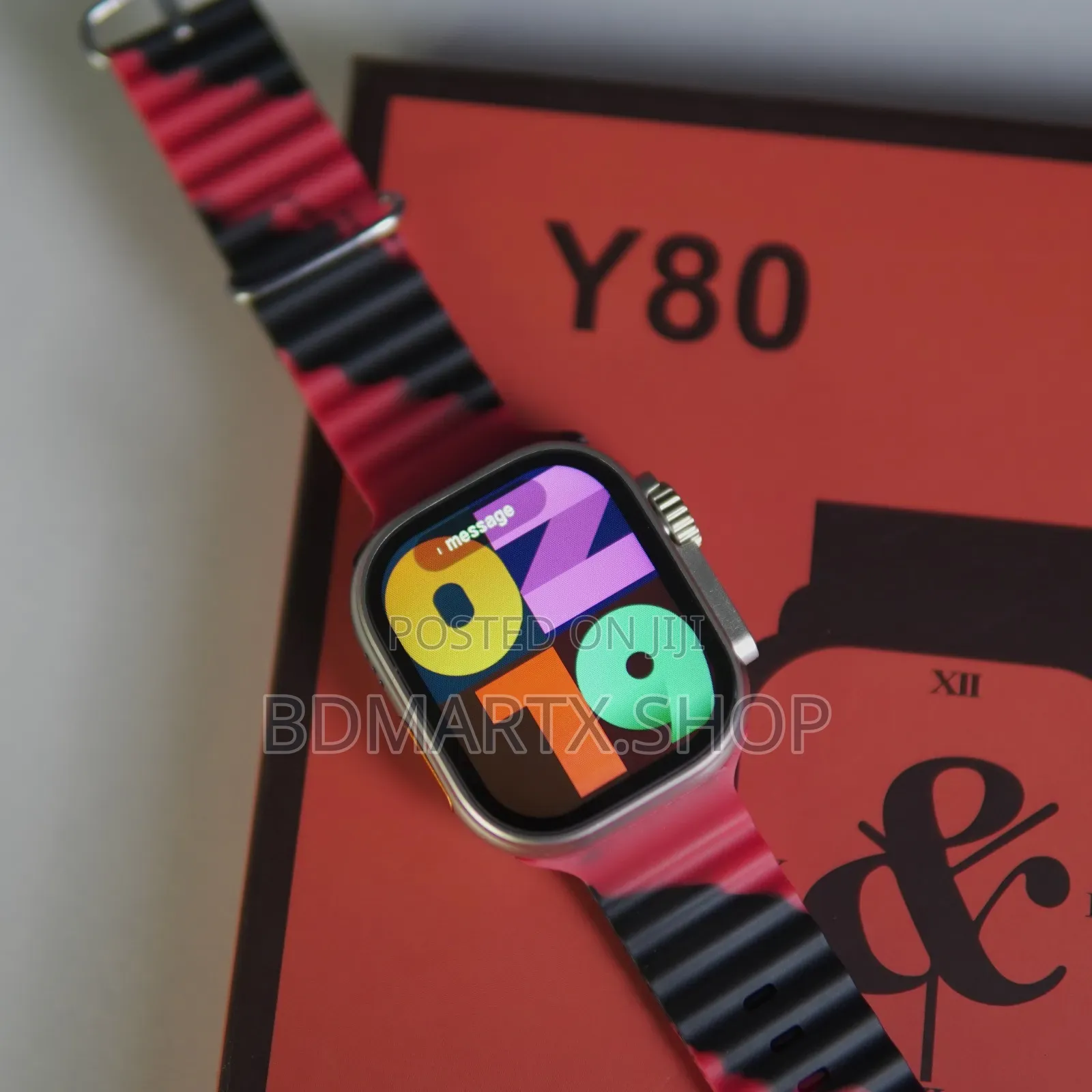Y80 Ultra Smart Watch 8 Straps
