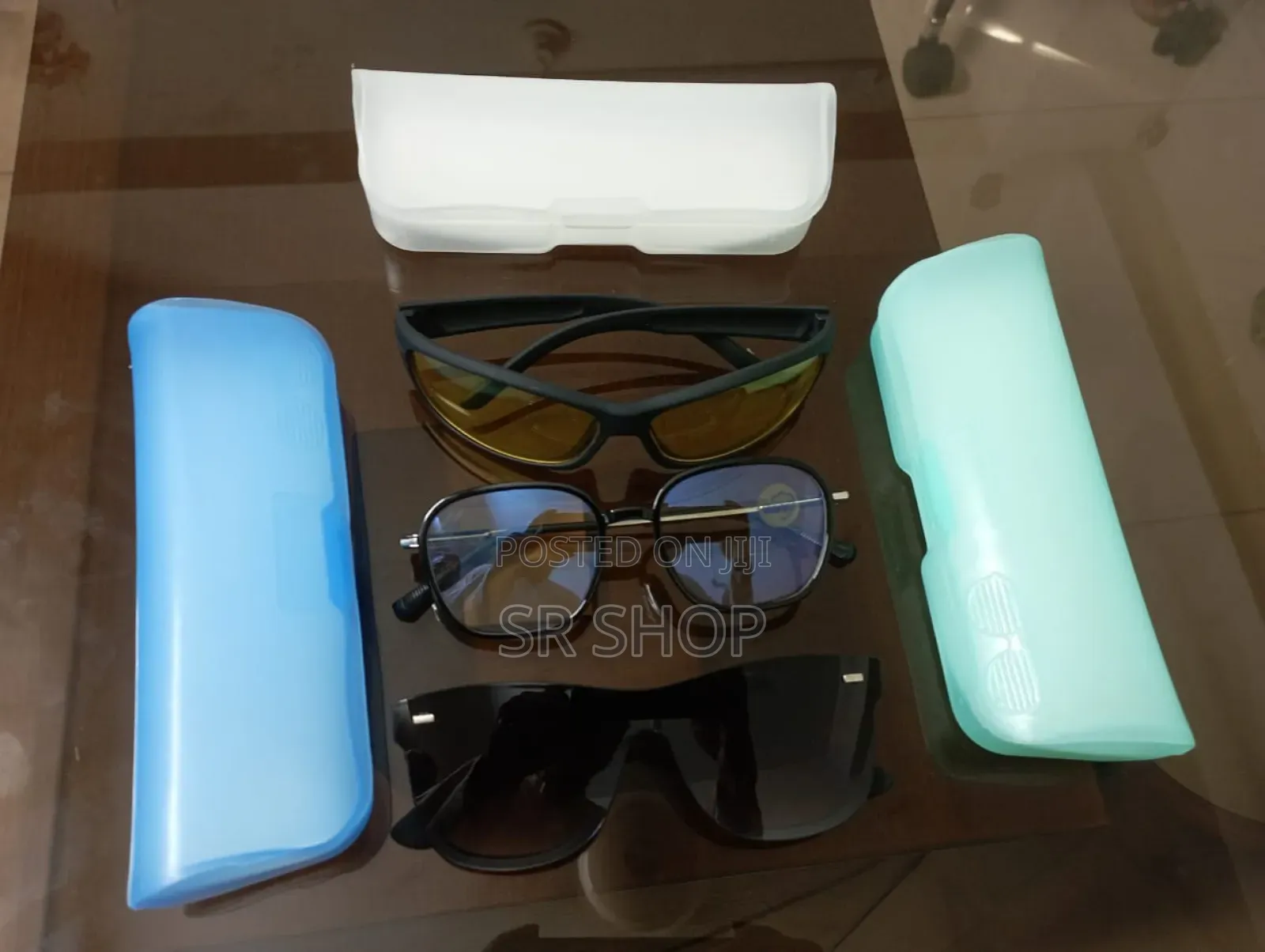 3 Glasses Combo Package - Stylish White Glasses 3 in One